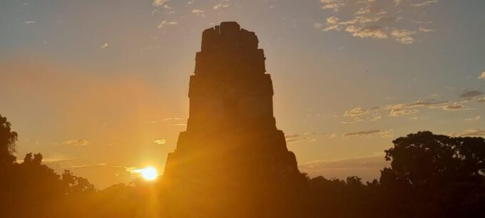 Tikal Sunrise From Flores /More Archaeological Tour - Tikal National Park Exploration