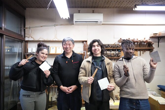 Tin Plate Making Experience in Toyama - Operated by Shimatani Syouryu Koubou Co., Ltd