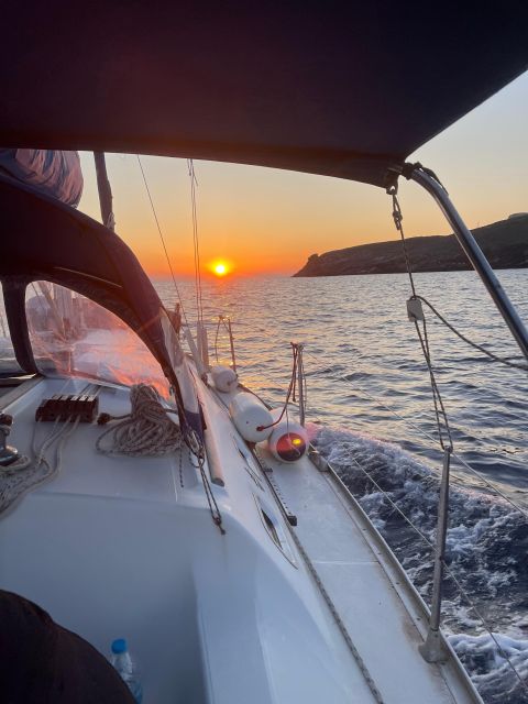 Tinos Sailing Cruise With Meal and Open Bar - Swimming in Crystal-Clear Waters
