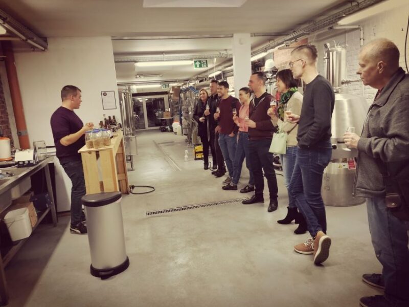 Tipsy Tribe Brewstillery Tour & Brussels Craft Beer Tasting - Key Points