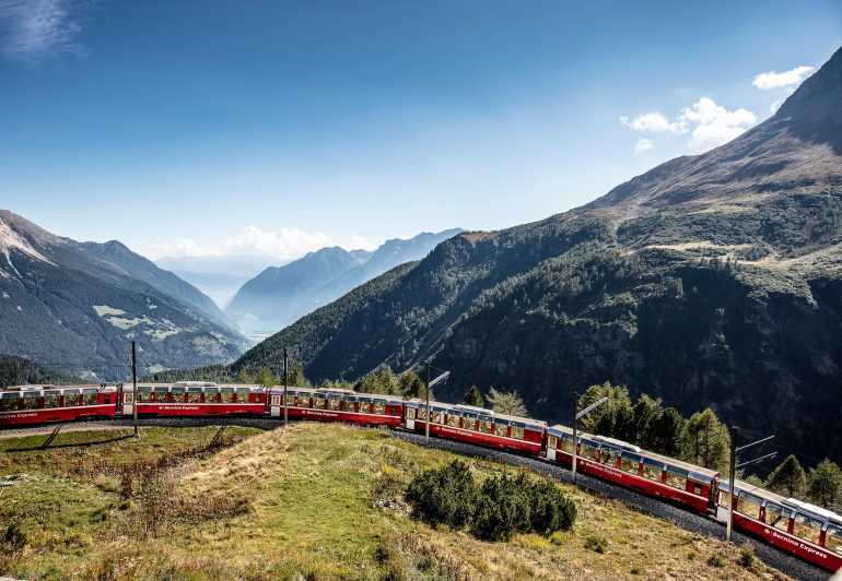 Tirano: Bernina Express Scenic Train To/From St. Moritz - Key Points