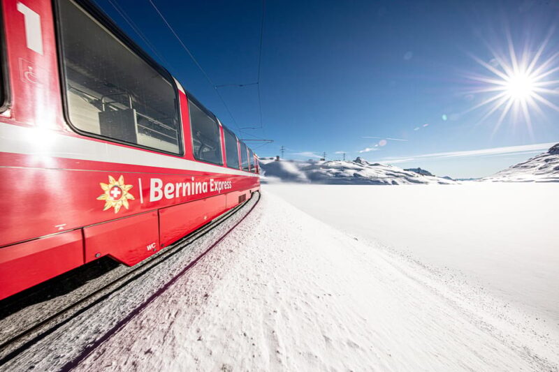 Tirano: Bernina Express Scenic Train To/From St. Moritz - Scenic Railway Highlights