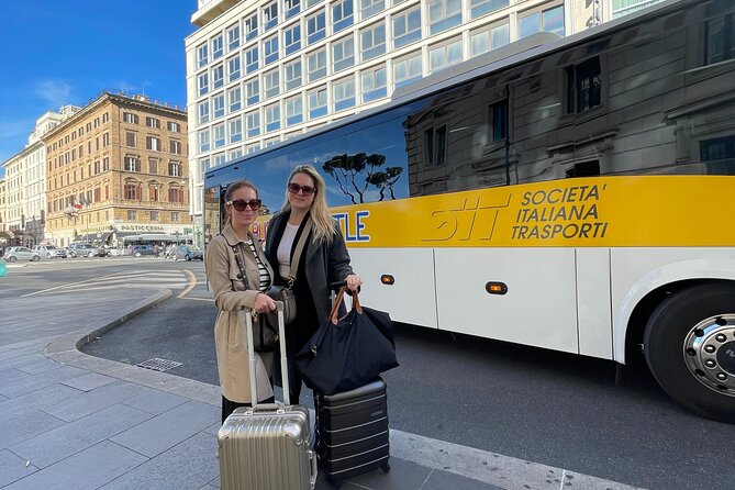 To & From Fiumicino Airport - Rome City Center Shuttle Bus - Cancellation Policy