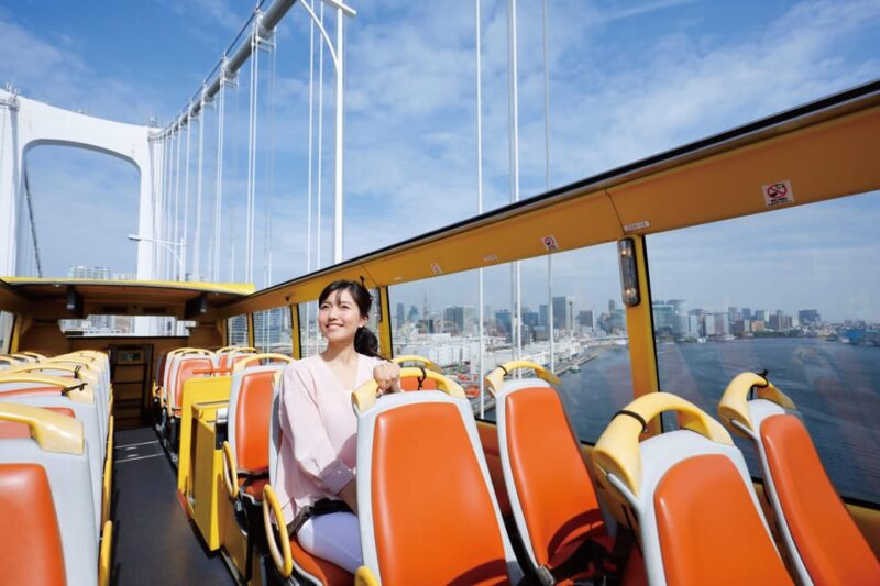 Tokyo: 60MIN Panoramic Open Top Bus Tour With Audio Guide - Key Points