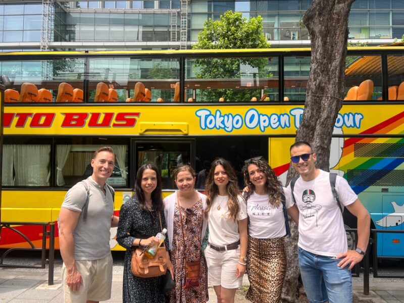 Tokyo: 60MIN Panoramic Open Top Bus Tour With Audio Guide - Panoramic Views From Bus