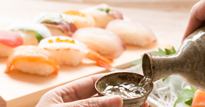 Tokyo Akihabara: Sushi Making Class With Sake Tasting - Preparing Sushi Rice and Fish