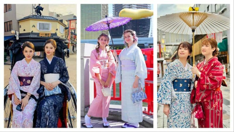 Tokyo: Asakusa Kimono Rental with Hairstyling and Makeup - The Experience Through the Lens of Reviewers