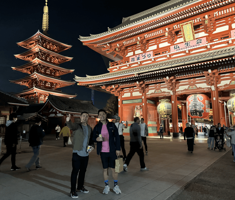 Tokyo: Asakusa Night Waling & Food Tour - Inclusions and Important Information