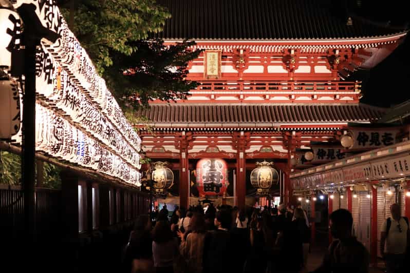 Tokyo: Asakusa Sensoji Temple Night Walking Tour - Key Points
