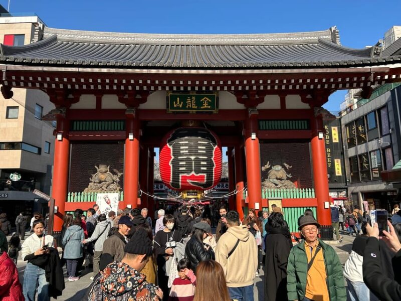 Tokyo Asakusa Sightseeing and History Walking Tour - Experiencing Senso-ji Temple and Asakusa Shrine