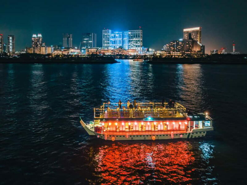Tokyo Bay: Cruise with Japan Show & Sukiyaki/Tokyo Tower - Views and Atmosphere: From Day to Night