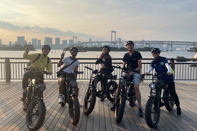 Tokyo Bay Sunset and Night View for 3h E-bike Guided Tour - Night Skyline of Tokyo