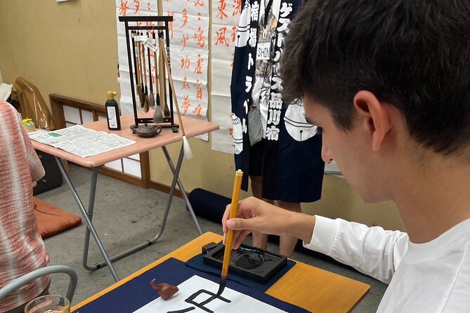 Tokyo Calligraphy Experience Japanese Treats With Green Tea - Flexibility With the Reservation and Cancellation Policy