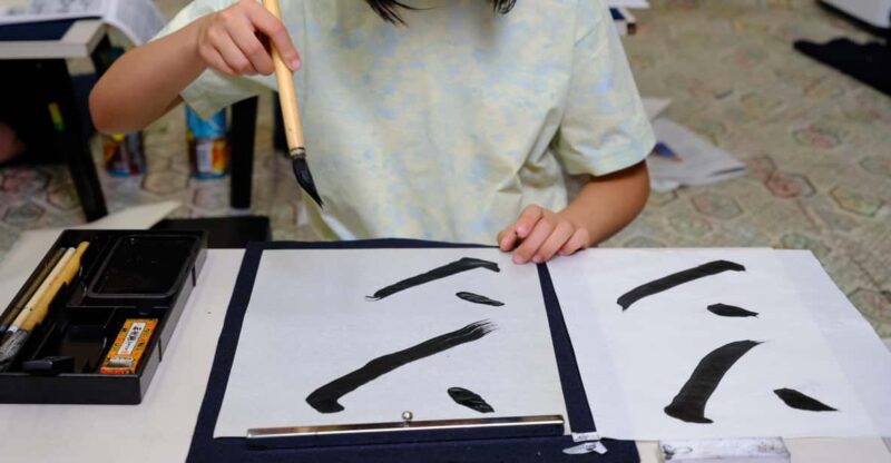 Tokyo: Calligraphy Experience With Kimono or Samue - Key Points