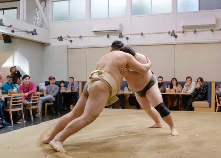 Tokyo: Challenge Sumo Wrestlers and Enjoy Meal - Instructions and Seating Arrangement