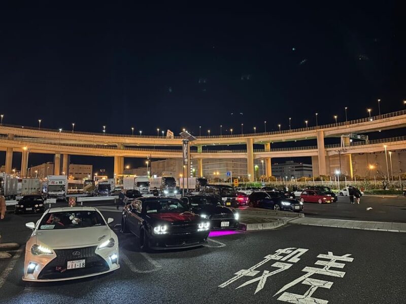 Tokyo: Daikokou Parking Area Japanese Car Culture Tour - Stops and Highlights