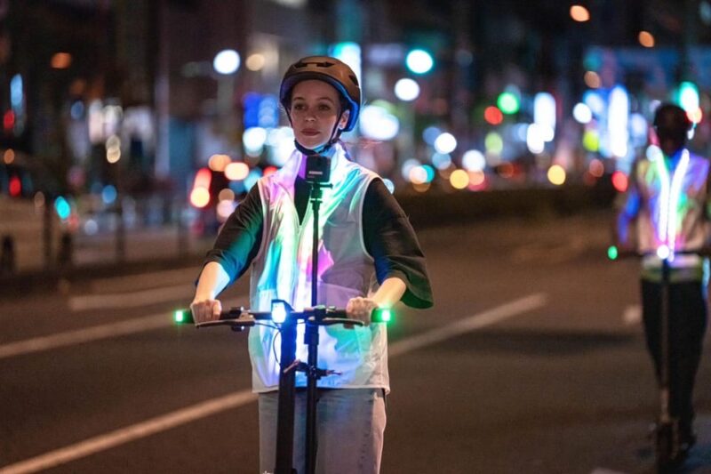 Tokyo E-Scooter Night Tour With Tokyo Tower Admission - Key Points
