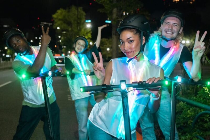Tokyo E-Scooter Night Tour With Tokyo Tower Admission - Inclusions