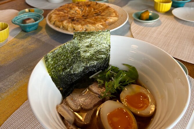 Tokyo Gyoza&Soy Sauce Ramen Culinary Experience+GroceryStore Tour - Gyoza and Soy Sauce Ramen Preparation