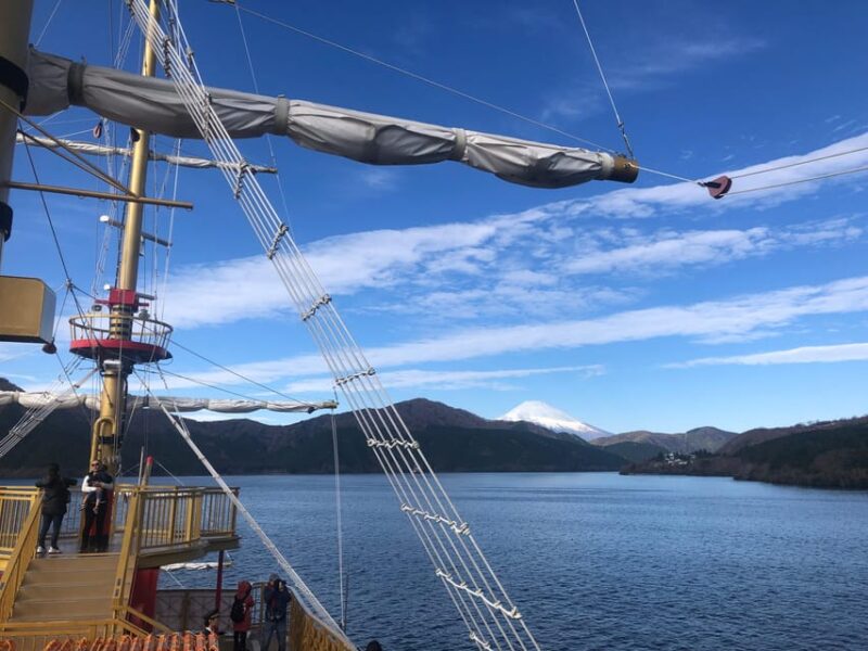 Tokyo: Hakone Fuji Day Tour W/ Cruise, Cable Car, Volcano - Cruise on Lake Ashi