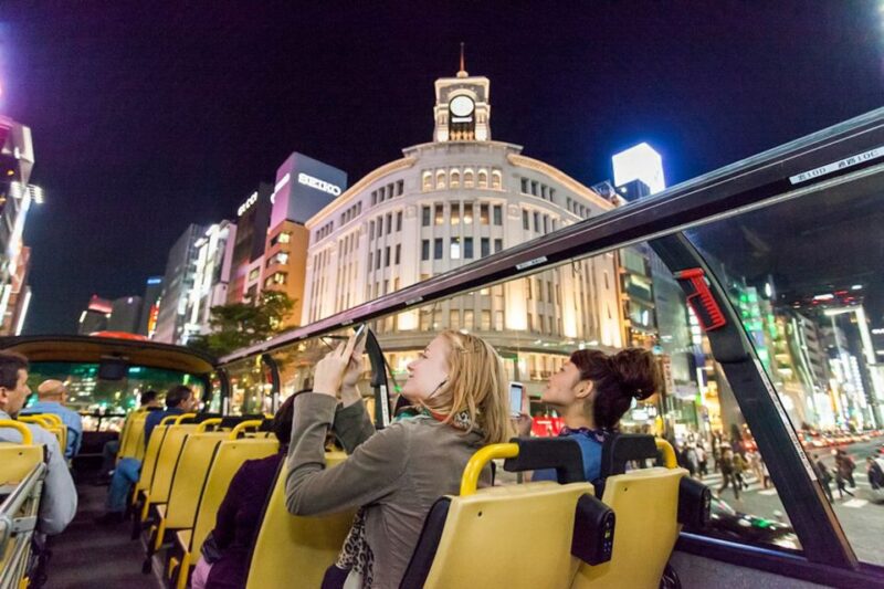 Tokyo: Hop-On Hop-Off Sightseeing Bus Ticket - Double-Decker Bus Features