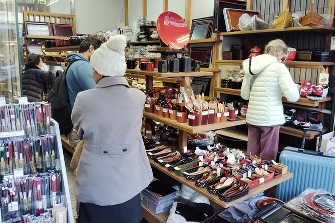Tokyo Kappabashi Tour Discover Unique Japanese Souvenirs - Intricately Designed Knives and Knife Sharpening
