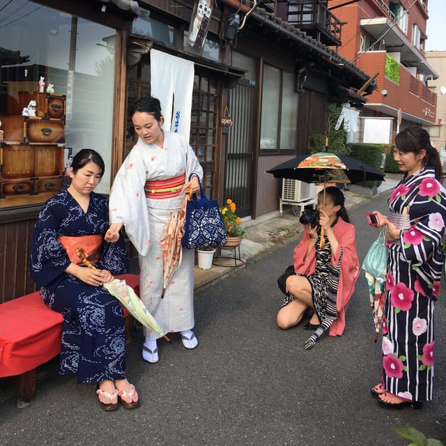 Tokyo: Kimono Dressing, Walking, and Photography Session - Key Points