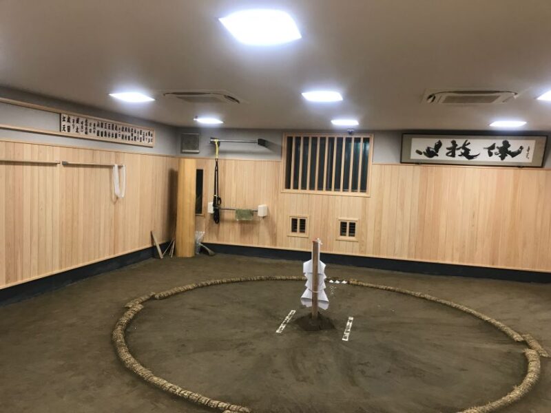 Tokyo: Morning Sumo Practice Viewing - Close Interaction With Wrestlers