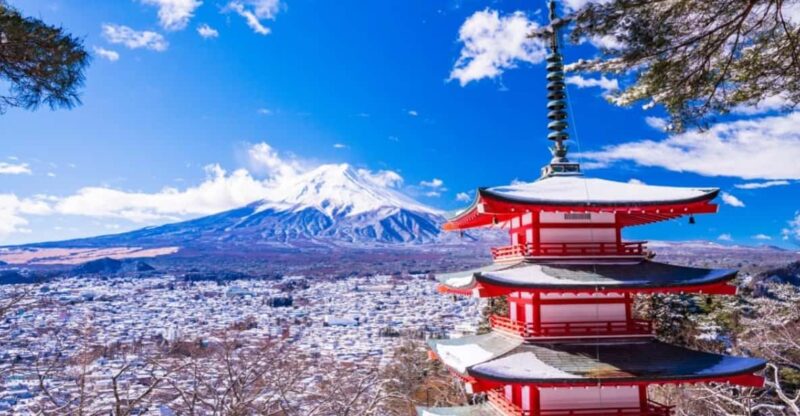 Tokyo: Mount Fuji Kawaguchiko Ropeway Sightseeing Day Tour - Arakurayama Sengen Park