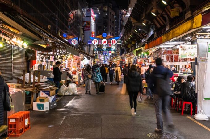 Tokyo: Night Tour! Lets Eat up in Uenos Ameyoko Market - Enjoying the Night Tour