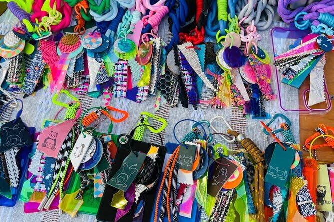 Tokyo Original Keychain and Card Holder or Phone Strap Workshop - Group Size and Private Tour