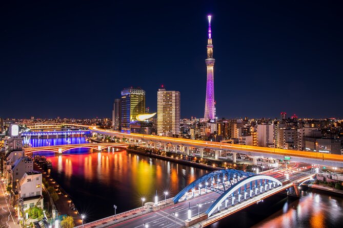 Tokyo Private Night Tour by Car/Van - English Speaking Chauffeur - Highlights of the Tour