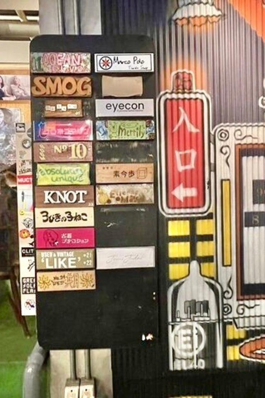Tokyo: Private Vintage Shopping Tour in Near Shibuya - Itinerary Details