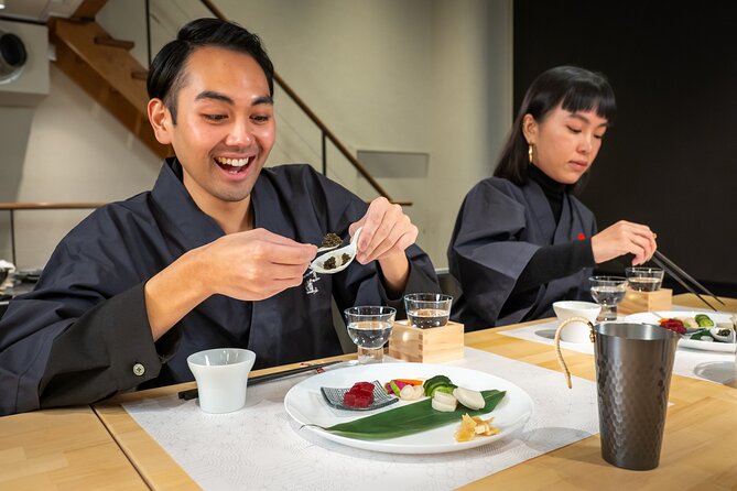 Tokyo Sake Tasting and Caviar and Snacks Pairing Experience - Alcoholic Beverages