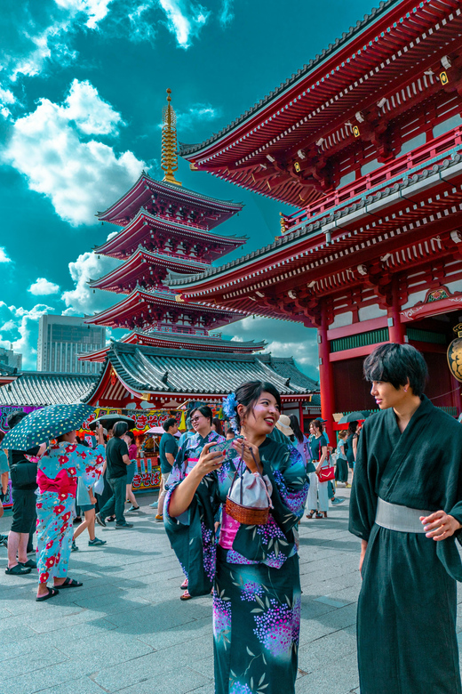 Tokyo: Sensoji Temple Tour With Kimono Rental - Exploring Sensoji Temple