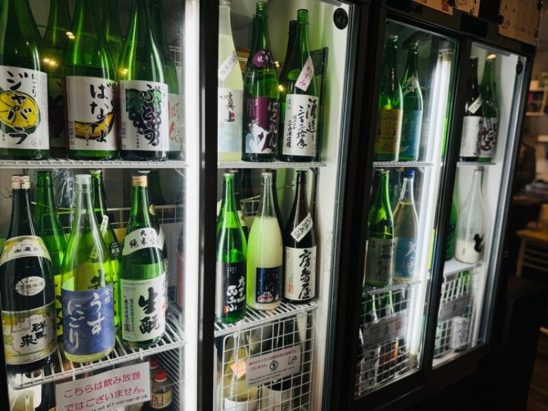 Tokyo: Shared Yakisoba Making and All-You-Can-Drink Sake - All-You-Can-Drink Sake Tasting