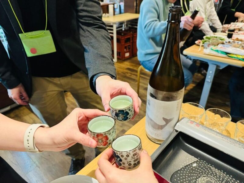 Tokyo: Shared Yakisoba Making and All-You-Can-Drink Sake - Comparing Sake From Various Regions