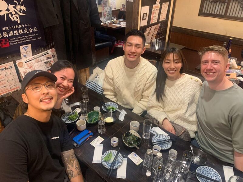 Tokyo: Shibuya Food Tour With 15 Dishes at 4 Eateries - Dining Experience at Center Gai