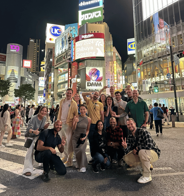 Tokyo: Shibuya Night Waling & Food and Bar Crawl Tour - Key Points