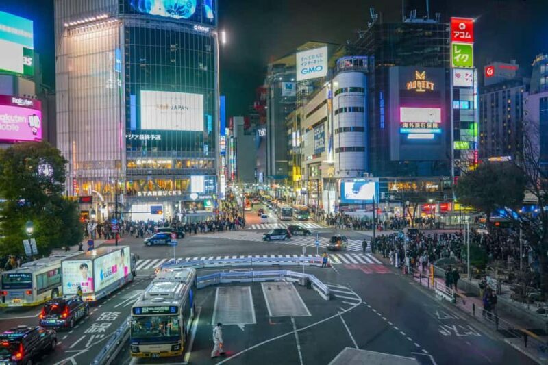 Tokyo: Shibuya Night Walking Tour with Rooftop City Views - Starting at Hachiko Square: The Heartbeat of Shibuya
