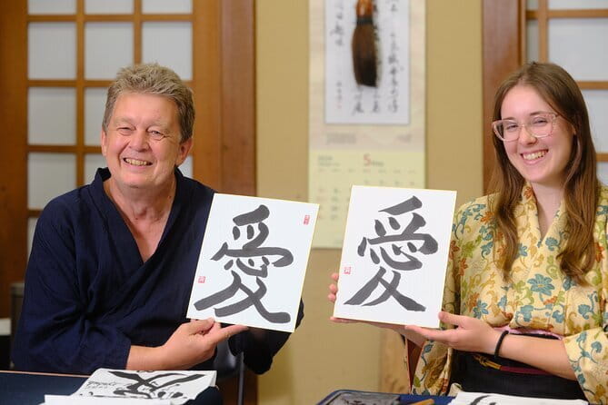 Tokyo Shinagawa Experience Calligraphy Wearing a Kimono or Samue - Booking Details