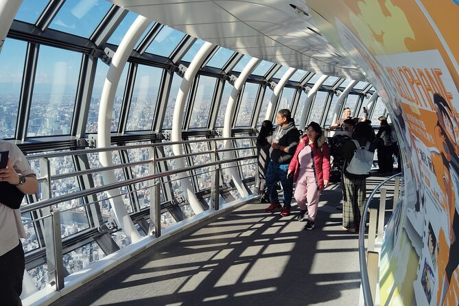Tokyo Skytree Private Walking Tour Experience With Cafe Inside - Transportation and Wheelchair Access
