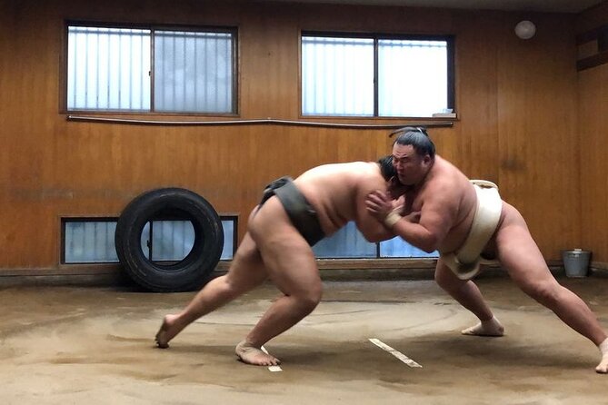 Tokyo Sumo Morning Practice Tour W/ Ring-Side Seat + Photo Shoot - Experiencing the Sumo Practice Session