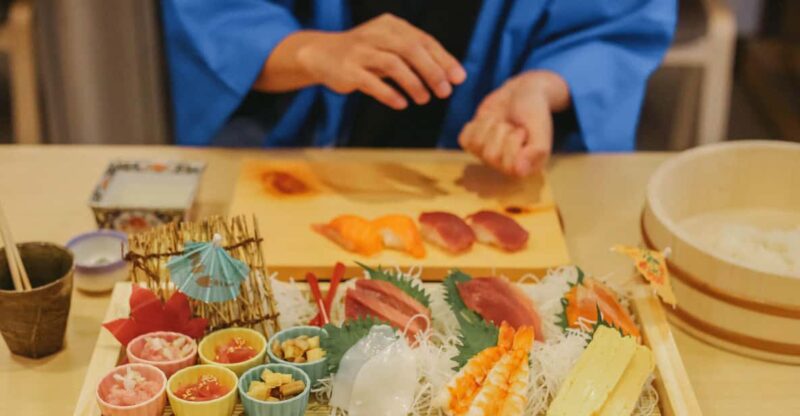 Tokyo: Sushi Making Class With Kimono Near Tokyo Tower - Japanese Cultural Immersion