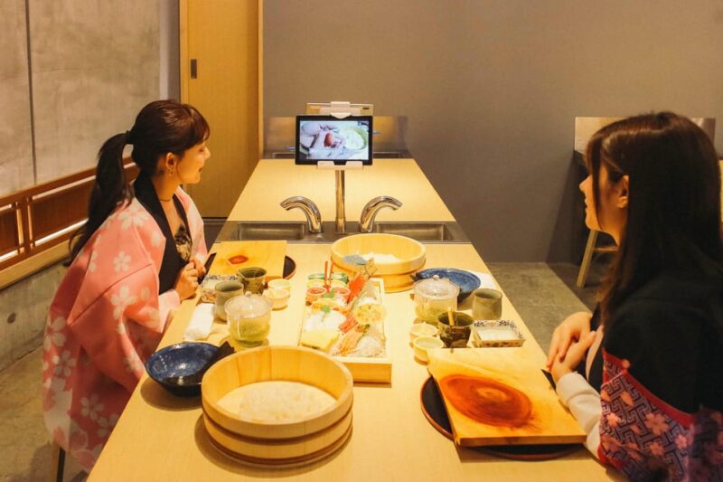 Tokyo: Sushi Making Class With Kimono Near Tokyo Tower - Happi Coat Attire
