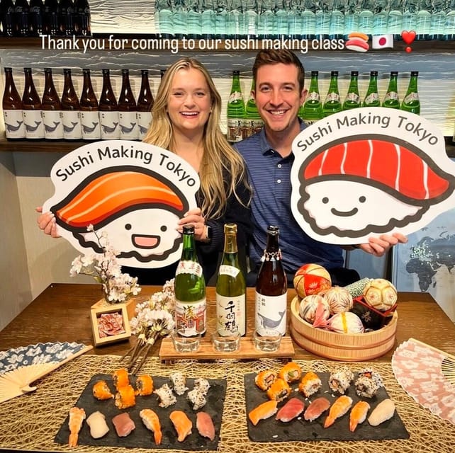 Tokyo: Sushi Making Class With Optional Sake Set in Asakusa - Customer Feedback and Ratings