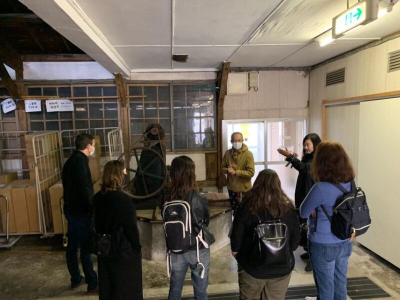 Tokyo: Toshimaya Sake Brewery Tour With Sake Tasting - Exploring the Brewerys History
