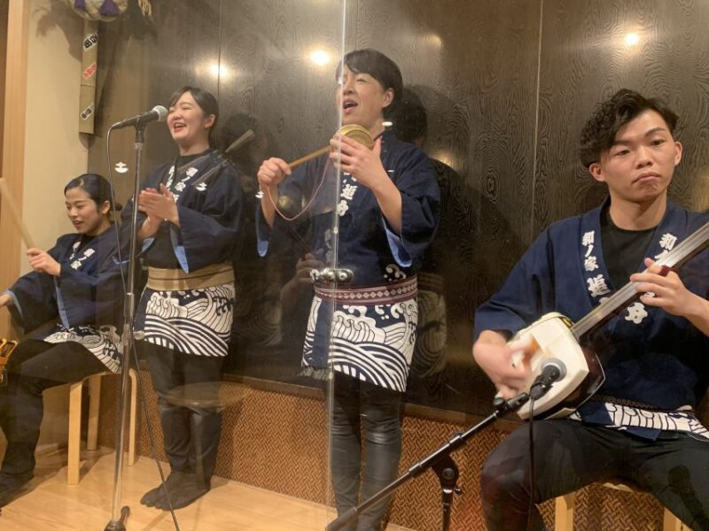 Tokyo: Traditional Asakusa Music Show With Dinner - Dinner at Izakaya Restaurant