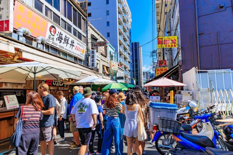 Tokyo: Tsukiji Outer Market Adventure With Tasteful Delights - Savoring Handcrafted Rice Balls