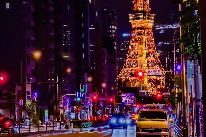 Tokyo Twilight Expedition Car Tour – Nighttime City Cruise! - Key Points